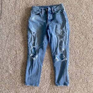 Old Navy pettite O.G. Straight high-rise jeans